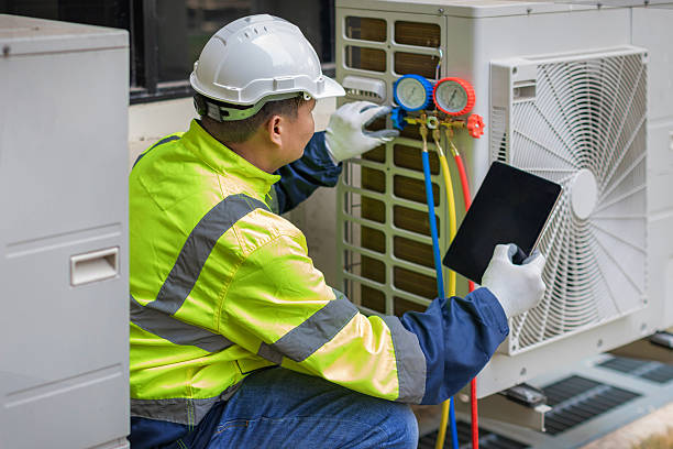 Professional Ductwork Repair technician working in Falls City, OR